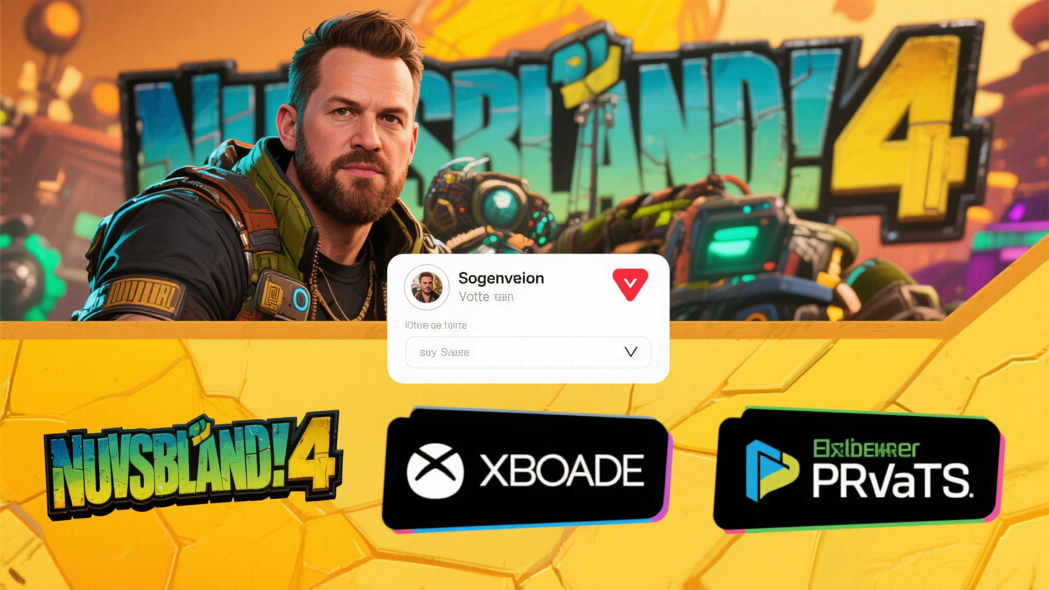 《无主之地4》CEO发起玩家投票,决定游戏上线平台之争 《无主之地4》CEO发起玩家投票,决定游戏上线平台之争