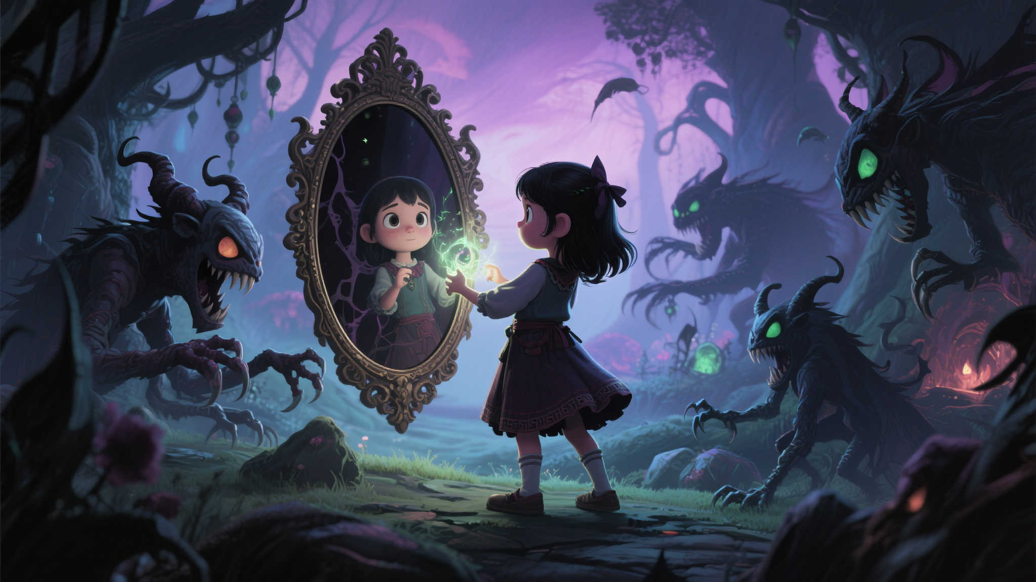 《幽夜少女之镜》全新横版冒险即将开启! 《幽夜少女之镜》全新横版冒险即将开启!